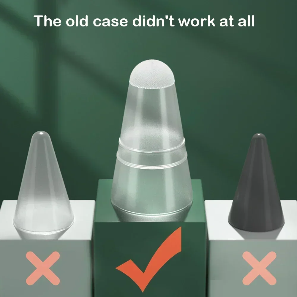 10/1Pcs Fiber Pencil Tips Cover for Apple Pencil 1/2 Generation Noiseless Paper Feel Screen Stylus Pen Nib Case For iPencil 1 2