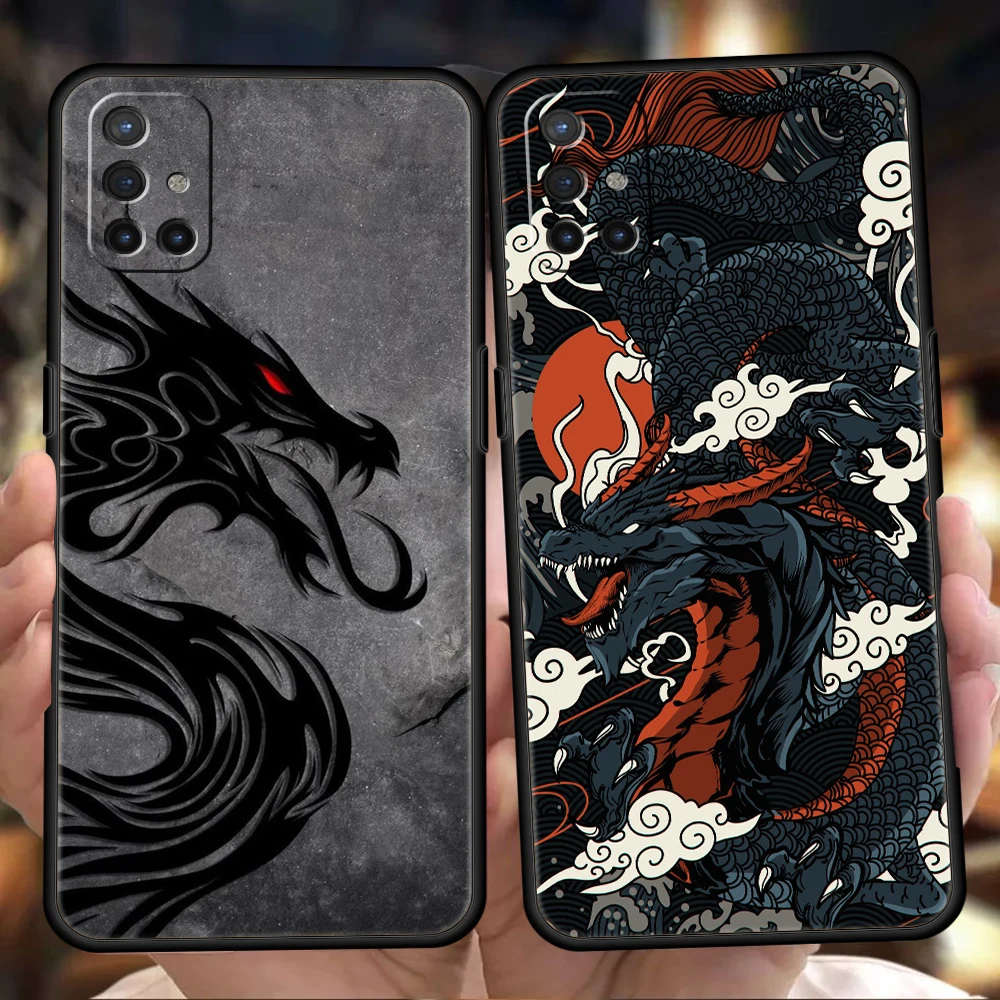 Dragon Silicone Case For Oneplus 10 Nord N100 N200 N10 2 CE Z 7 8 9 9RT 10R 9R 7T 8T Pro 5G Luxury Shockproof Shell Coque Capas