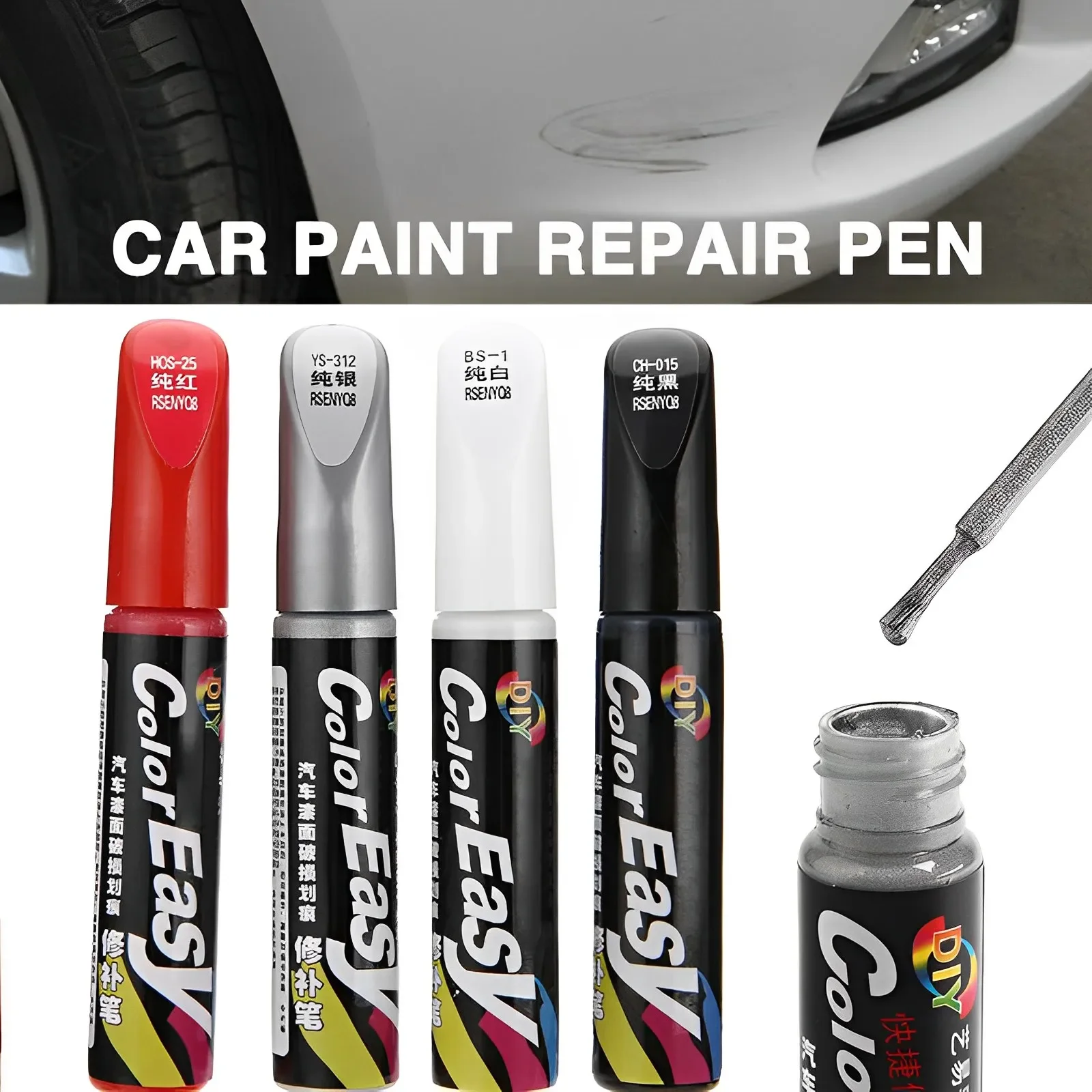 Professional Car Paint Repair Pen Waterproof Scratch Clear Touch Up Pens Durable Permanent Repairs Remover Pen Car Accessories