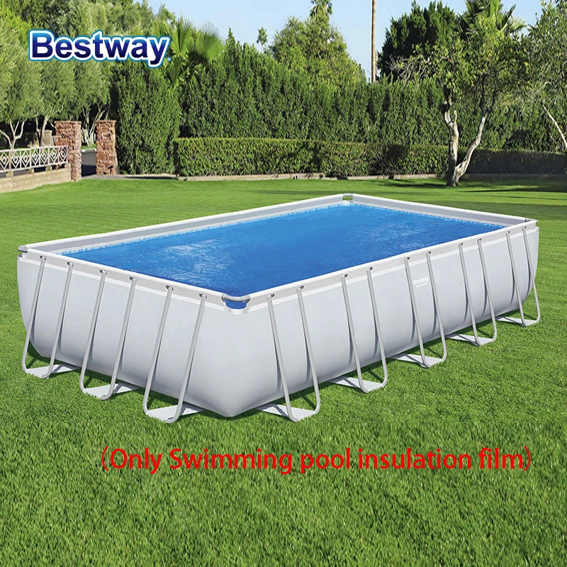 Bestway 58228 Lona para piscinas con estructura, 732 x 366 cm Piscina Lámina solar Calentador de piscina para calentamiento de agua Lona térmica