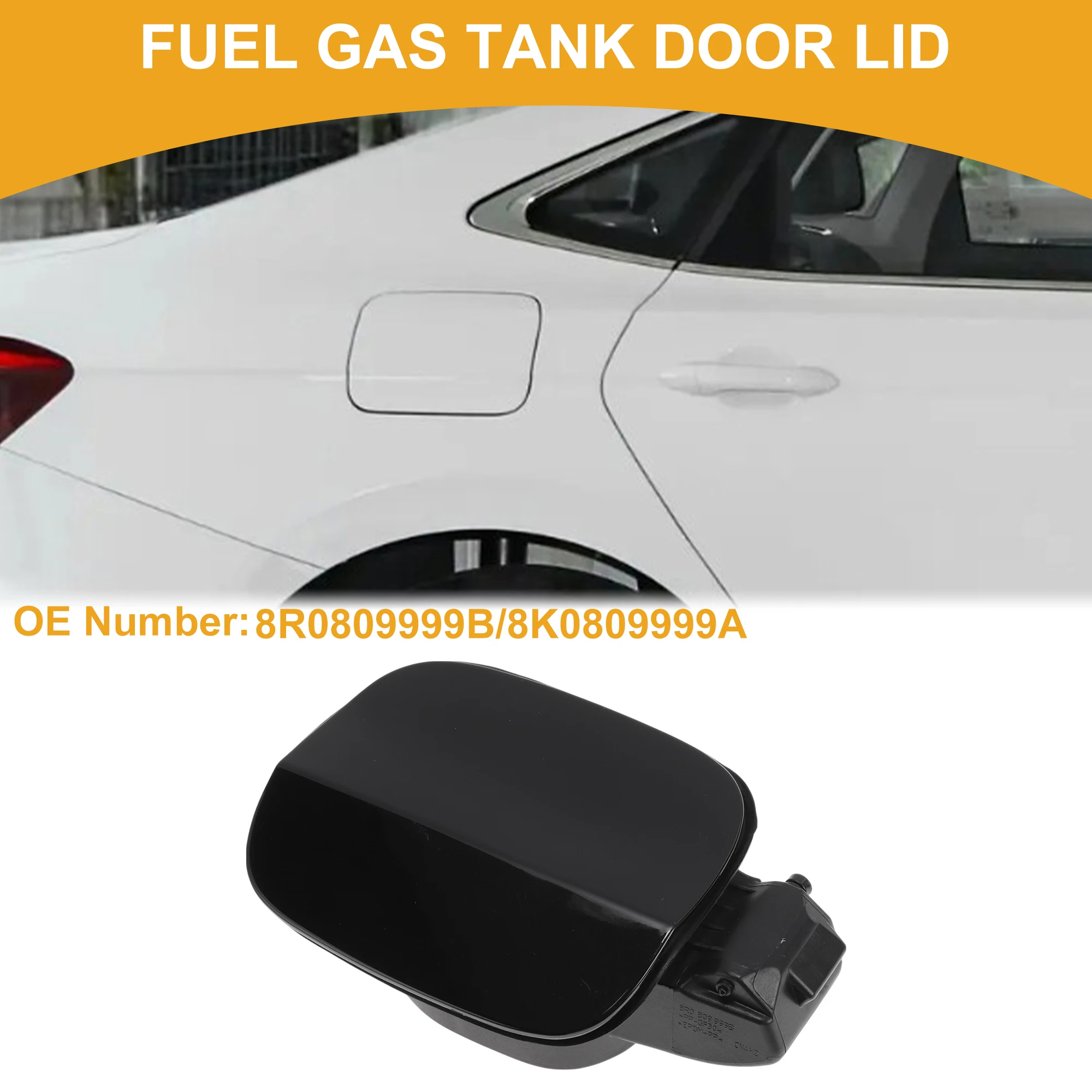 

UXCELL Крышка топливного бака для Audi Q5 2010-2016 Тип болта No 8R0809999B Черный ABS