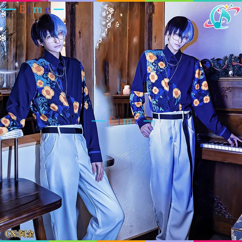

PJSK Aoyagi Toya Cosplay Costume Game Cosplay Fancy Party Suit Shirt Pants Halloween Carnival Uniforms Custom Made