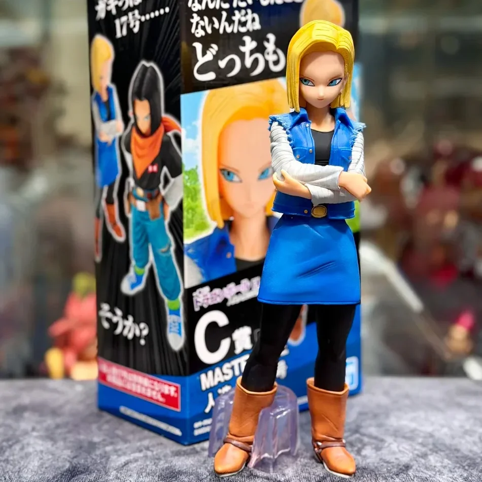 Anime Dragon Ball Z Android 17 18 Figure Android 18 PVC Action