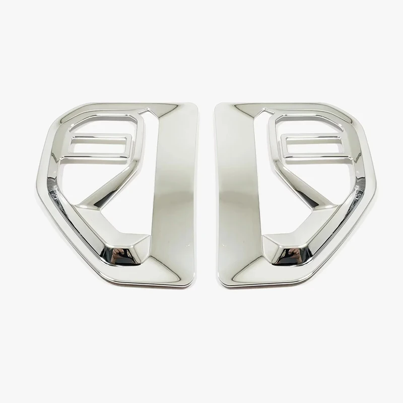 For Ford Ranger 2023 2024 ABS Chrome Car Side Logo Cover Trim Front Side Air Vent Fender Grille Cover Trims Car Styling