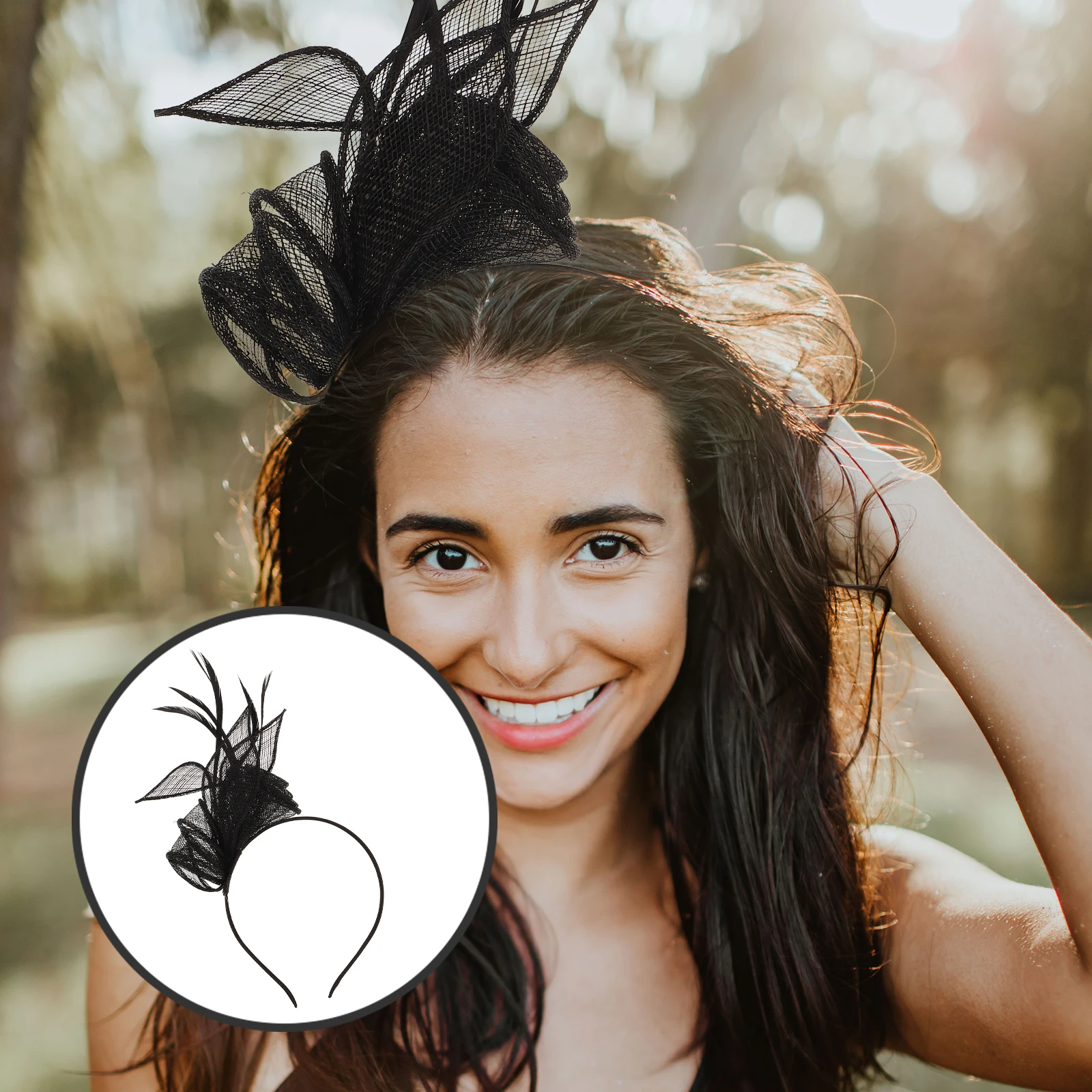 

Mesh Headband Wedding Party Royal Mask Banquet Occasion Hats Veil Hair Accessories Non Slip Comfortable Fit