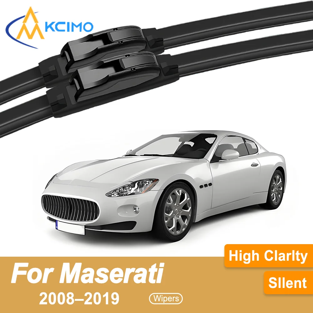 

2-Pack Premium All-Weather Wiper Blades for Maserati GranTurismo M145 2008–2019 Quiet Streak-Free Uninterrupted Visibility