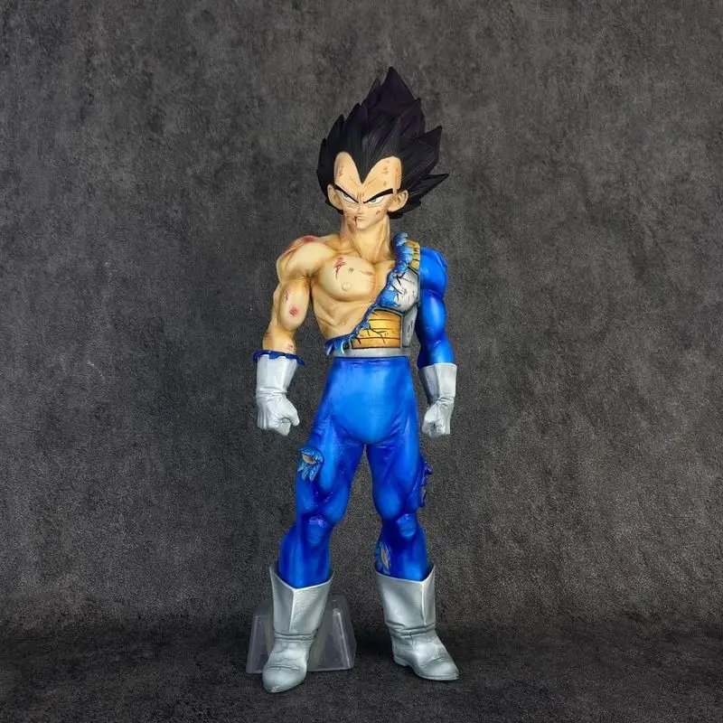 In Stock Dragon Ball Ultra Ego Vegeta Figure Replaceable Heads Vegeta Figurine 31cm Pvc Action Figures Anime Statue Model Toys