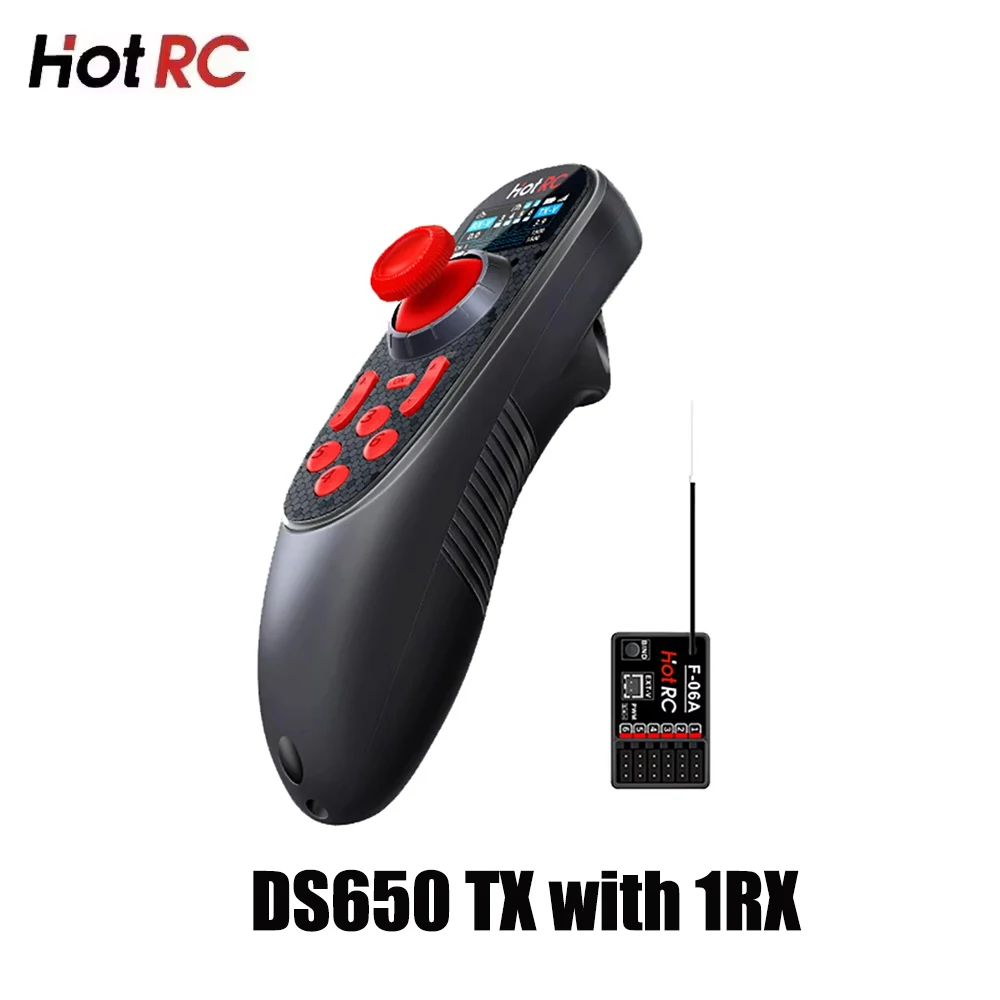 HotRC Hot RC DS600 DS650 DS800 2.4G FHSS Radio Systeem Zender Afstandsbediening voor rc model auto/trewl boot/visserboot