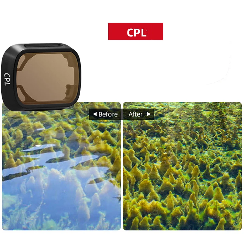 BRDRC-렌즈 필터, DJI Mini 3/3 PRO HD UV CPL ND8 ND16 ND32 ND64/PL 방수 필터 키트 드론 퀵 릴리스 액세서리