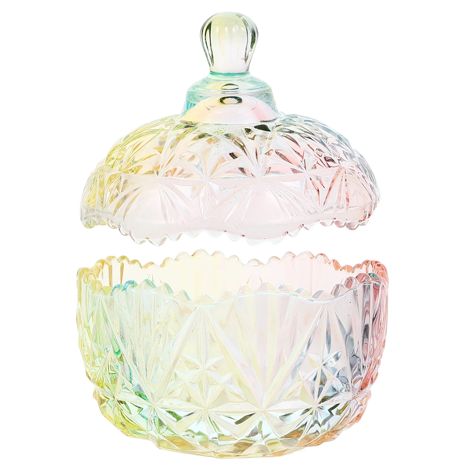 صندوق مجوهرات برطمان الحلوى، حاوية تخزين ملونة مبتكرة، تصميم أنيق، حجم صغير، مثالي للأقراط والخواتم والخرز الصغيرة