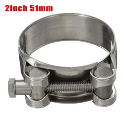 2In 51mm 593935 Motorcycle Universal Stainless Steel Exhaust Pipe Clamp Exhaust Clamp Clip Calipers Exhaust Clamp Kit