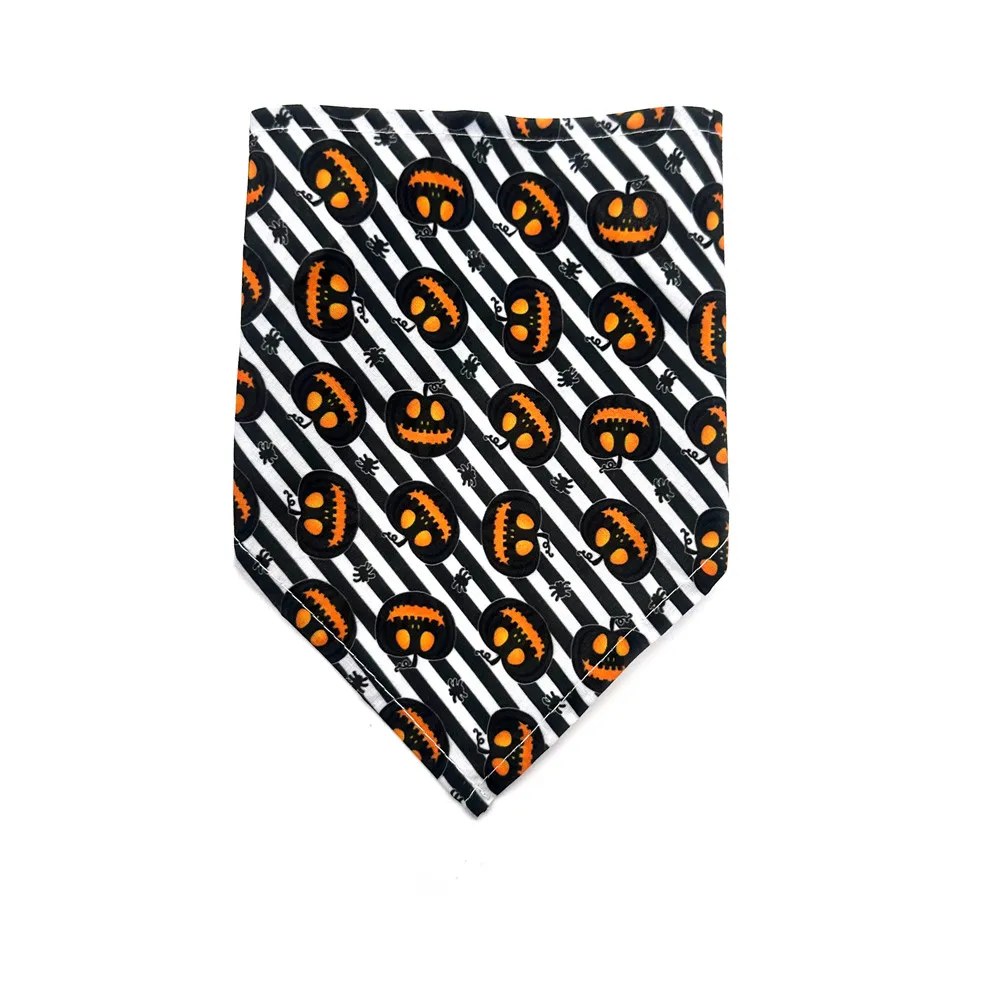 50/100 stücke Haustier Hund Bandana Halloween-Stil Kürbis Fledermaus Haustier Hunde Bandanas Schal Lätzchen Hund Party Pflege Zubehör für kleine Hunde – Detail 7