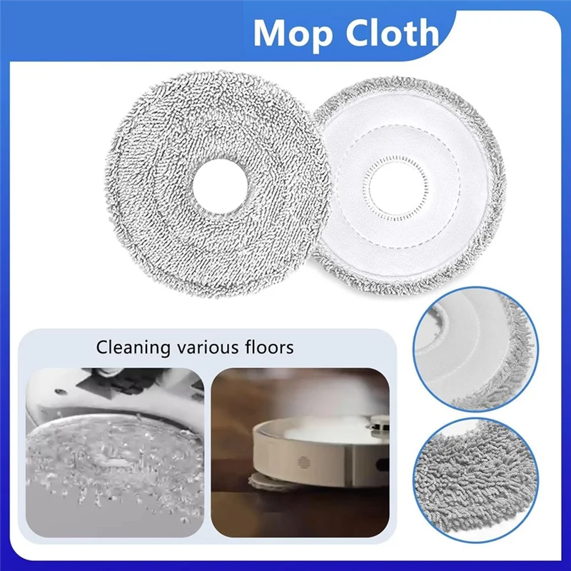 Keol-para xiaomi x10 plus + acessórios aspirador de pó escova lateral principal filtro hepa mop almofadas sacos pó acessórios peças