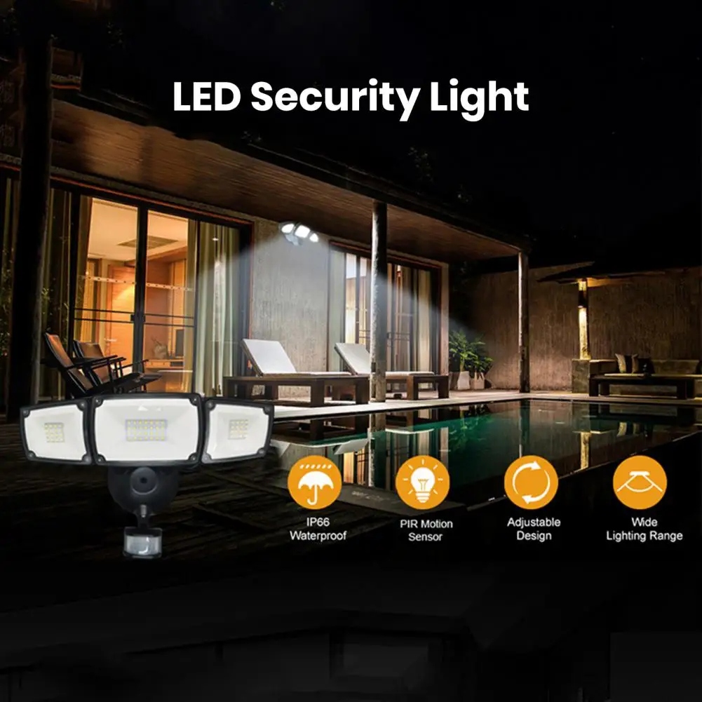 

High Brightness Led Motion Sensor Light Outdoor Security Light High Lumens Led Flood Light Outdoor Security Motion Sensor Garden