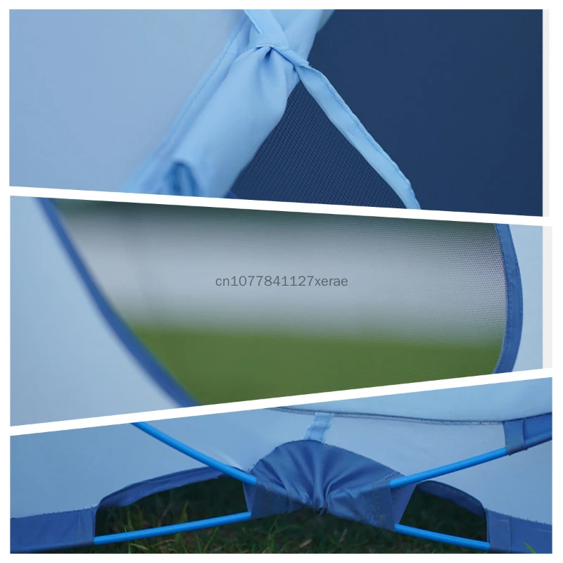 Outdoor Fully Automatic Instant Pop Up Tent No Assembly Needed Portable Folding Thickened Mosquito Resistant Waterproof Shelter view 6