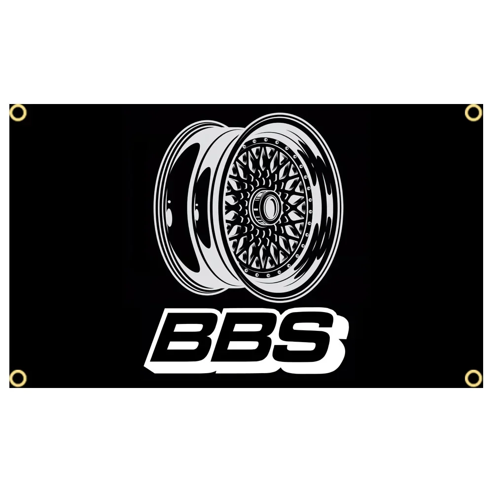 

2×3ft 3×5ft B-BBS Flag Polyester Digital Printed Racing Tapestry Curtain For Decor Outdoor Decorations Barber Shop Flaga Custom