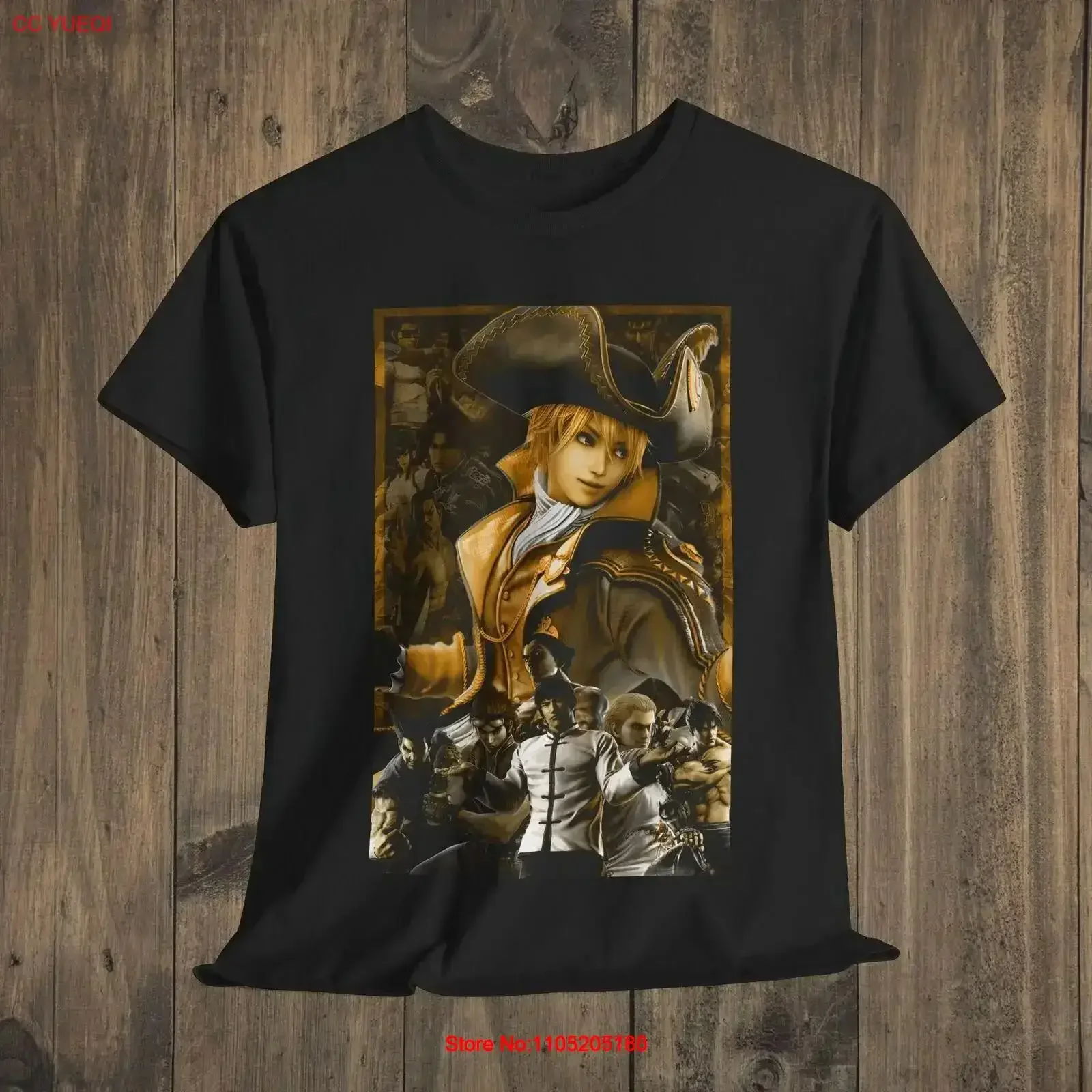 

Футболка с игрой Tekken, видеобой, геймер, боевые искусства, винтажная стираная уличная одежда, топ для повседневной носки, дышащий, универсальный, мягкий