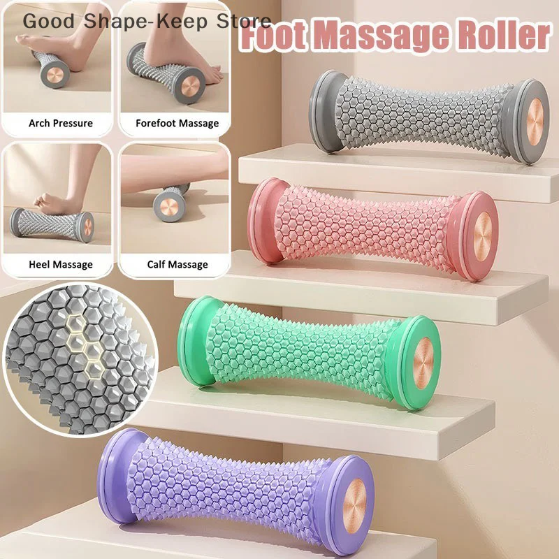 Plantar Fasciitis Ball Yoga Massage Foot Roller Meridian Stimulator Muscle Relaxation Tool for Foot Care