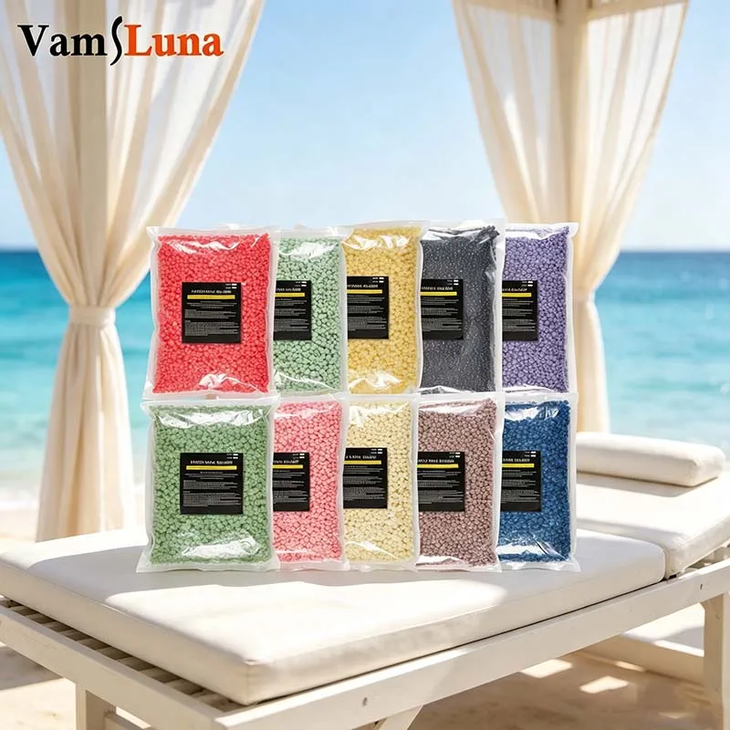 Hard Wax Beans Hair Removal Wax Beads, Wax Beans for Body Depilation, Wax Beads for Women Men, Face Eyebrow Bikini Leg Armpit