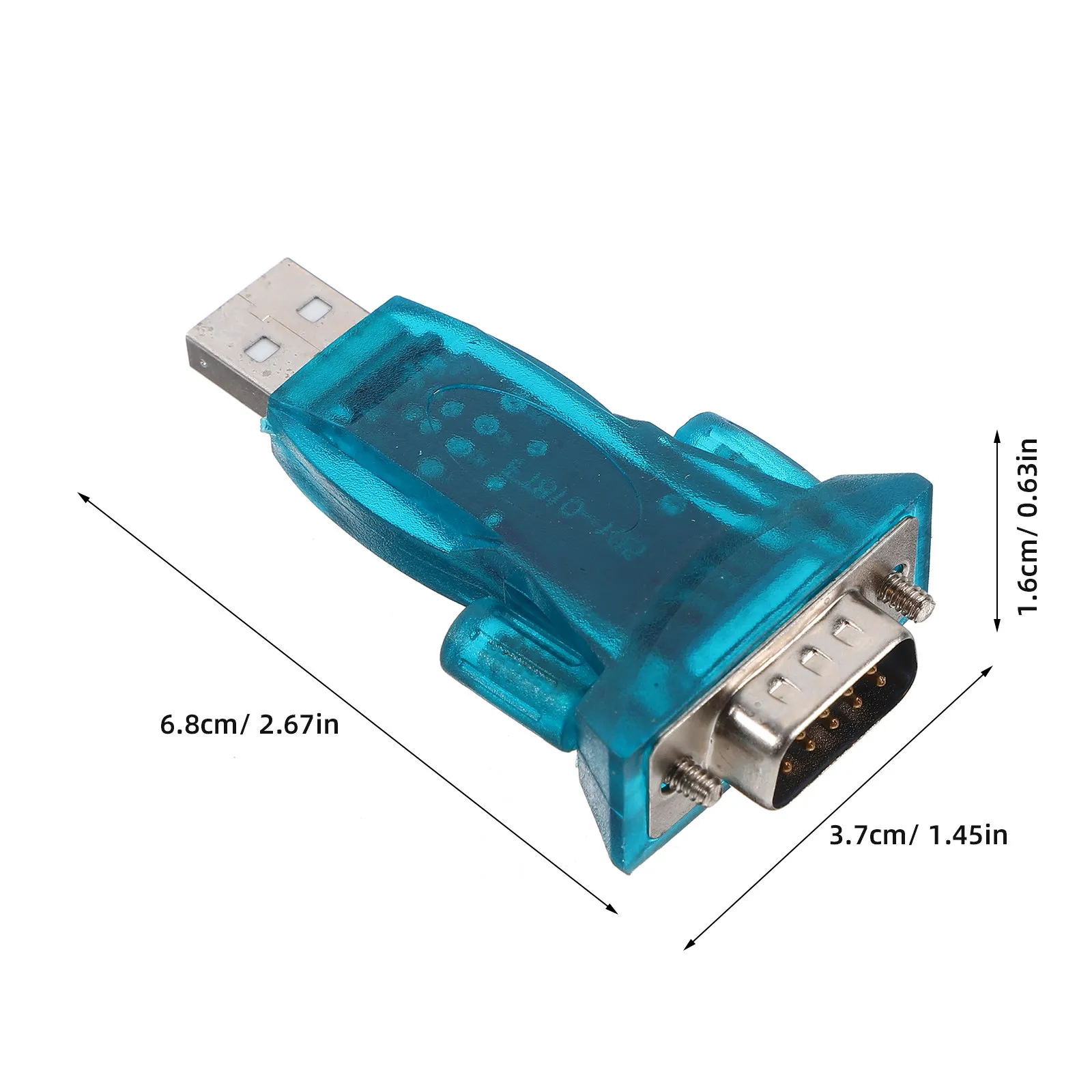 USB to Serial Adapter Cable Driver Free Converter with Wide Compatibility for Computers and Serial Devices