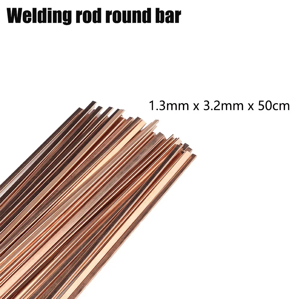 1KG 3/6/10/20pcs Brass Welding Rod Copper Electrode Welding  Phosphorus Soldering No Need Solder Powder Rods Tools