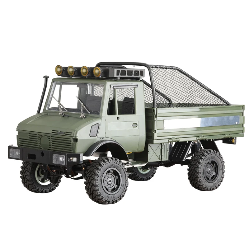 LDRC LD-P06 LD P06 Unimog  Metal Luggage Carrier Roof Rack with LED Light 1/12 RC Truck Car Upgrade Parts