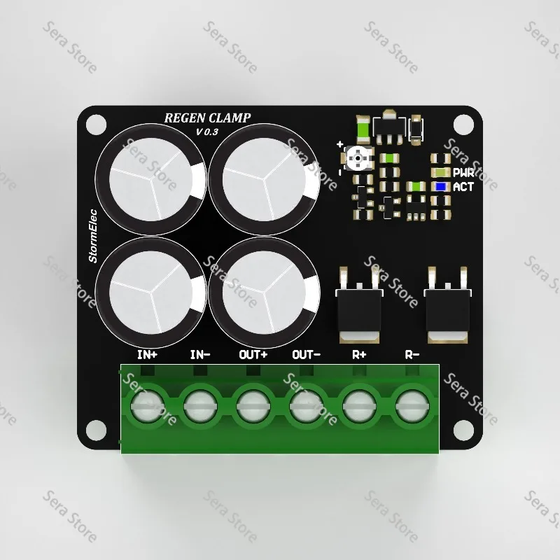 RegenClamp Power Dissipation Back EMF Clamping Module for ODrive MIT High Power Regenerative Braking
