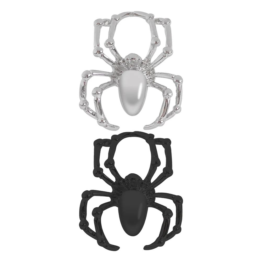 

2pcs Vintage Punk Spider Rings for Men Women Alloy Halloween Accessories Funny Spider Design Rings Perfect Gifts