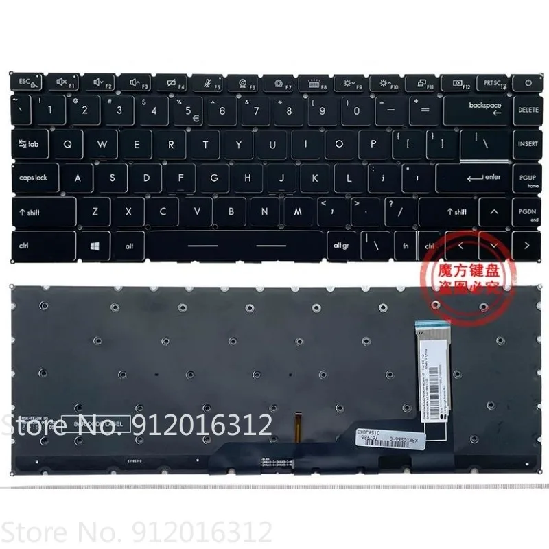 New US Keyboard for MSI Stealth 15M A11 UEK SDK SEK MS-1562 1563 Notebook Keyboard