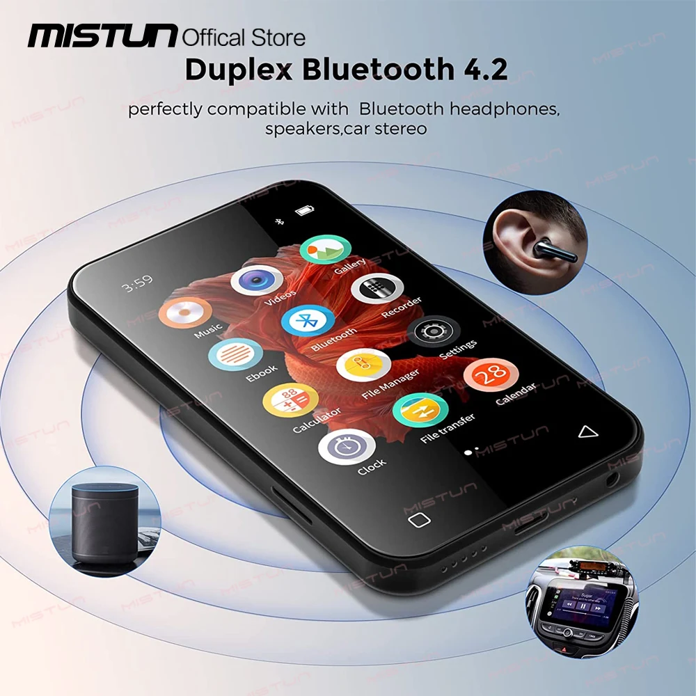 WiFi Android MP4 lettore MP3 Bluetooth 4.0 \