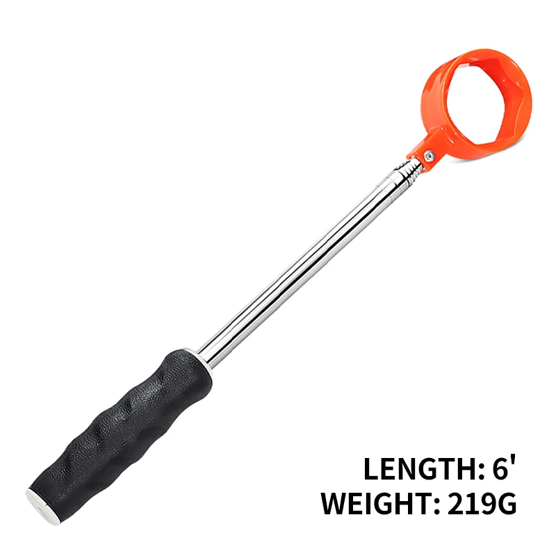 9FT/6FT wędka do piłek golfowych narzędzia teleskopowa piłeczka golfowa Retriever wycofany Golf Pick Up automatyczne zamknięcie Scoop Picker