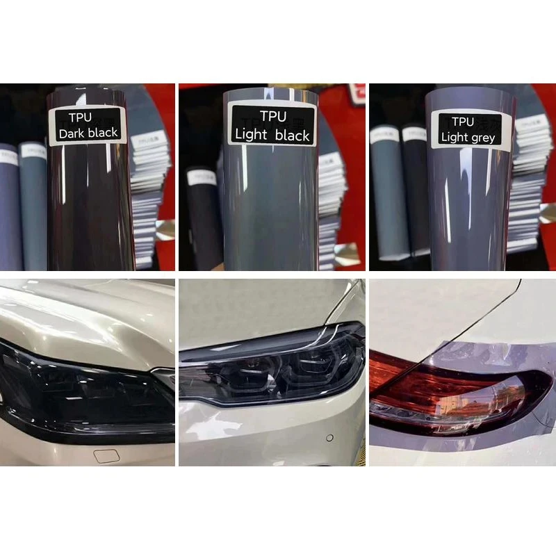 1/2/3/15m ppf selbst heilende TPU-Autos chein werfer Anti-Kratzer Wrap Film Schutz Auto Rücklichter Film – Detail 3