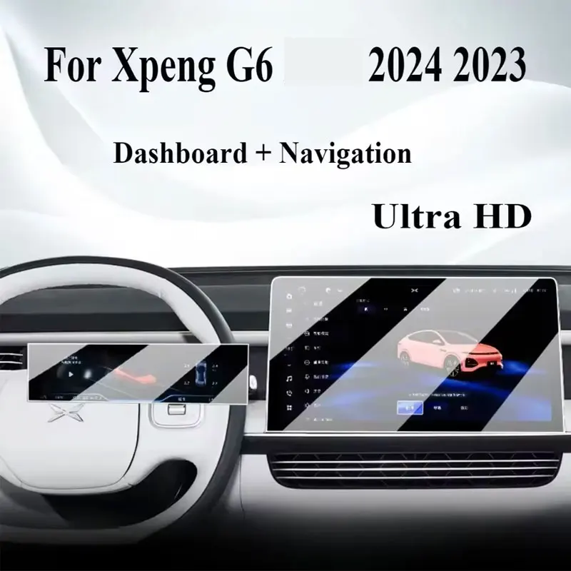 Gehärtetes Glas für Xpeng G6 2023 2024 2025 2026 Auto Infotainment Navigation Instrument Xpeng G6 Displayschutzfolie Zubehör