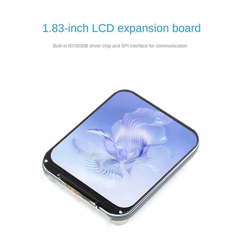 Waveshare 1.83 Inches LCD Expansion Board IPS Color Round Corner Display 240X280 ABS 65K Color Screen Expansion Board-N35R