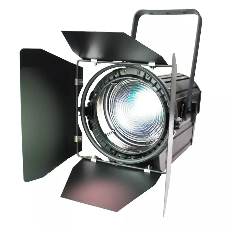 

200W Dimmable Motorize Zoom Bi-Color Stage Lighting LED Studio Fresnel Spotlight