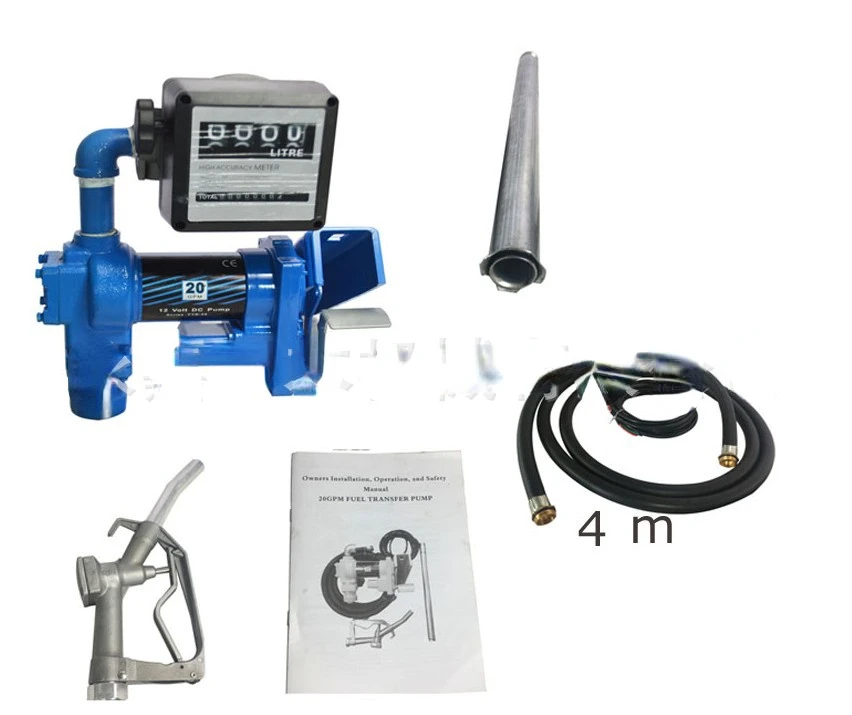 DC Explosion-Proof Pump Gasoline Metering Refueling Pump DC Ex-Proof Fuel Trsnsfer Pump Kit