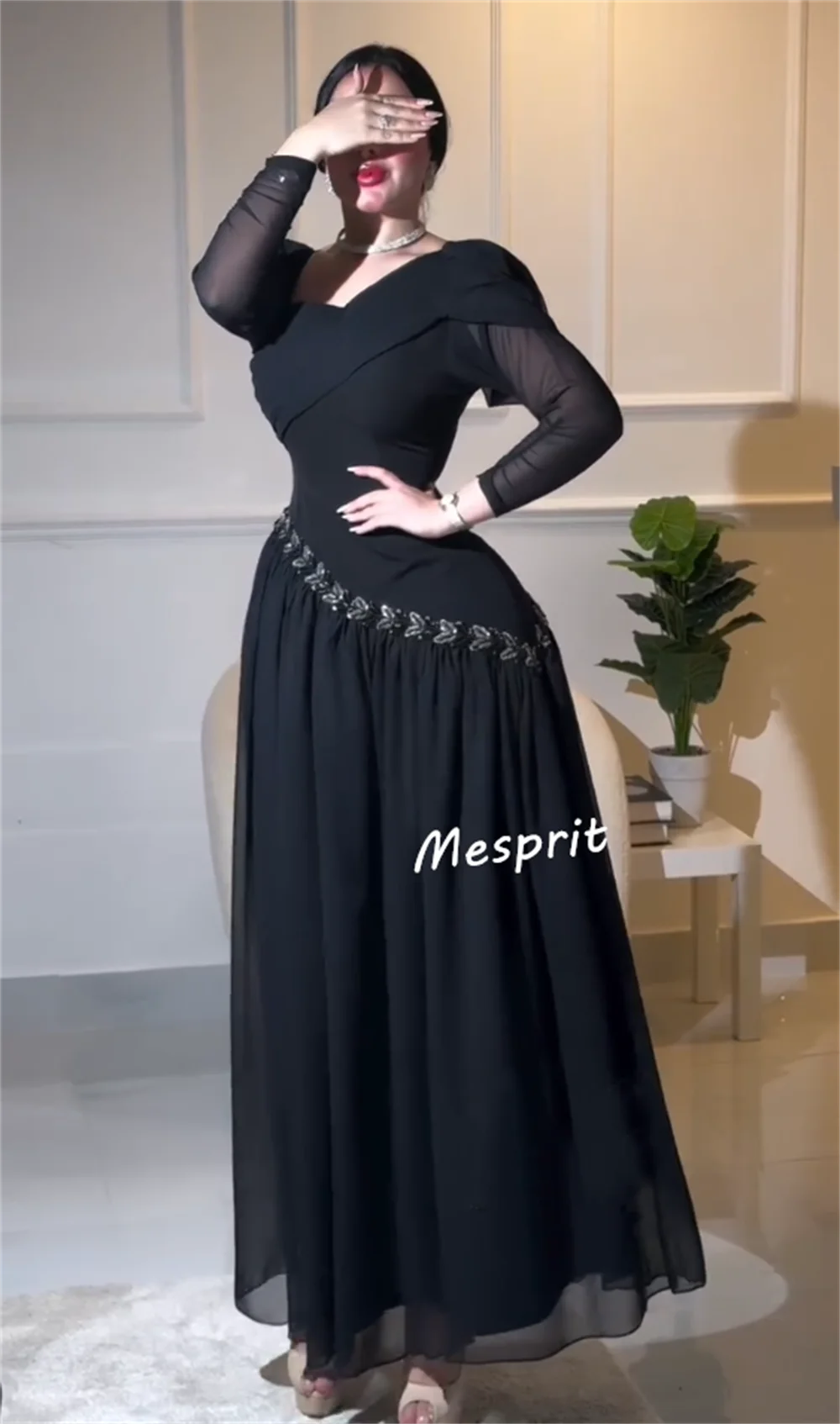 Customized Jersey Rhinestone Asymmetrical Neck Pleat A-line Midi Dresses Bespoke Occasion Classic Prom Elegant Party Retro