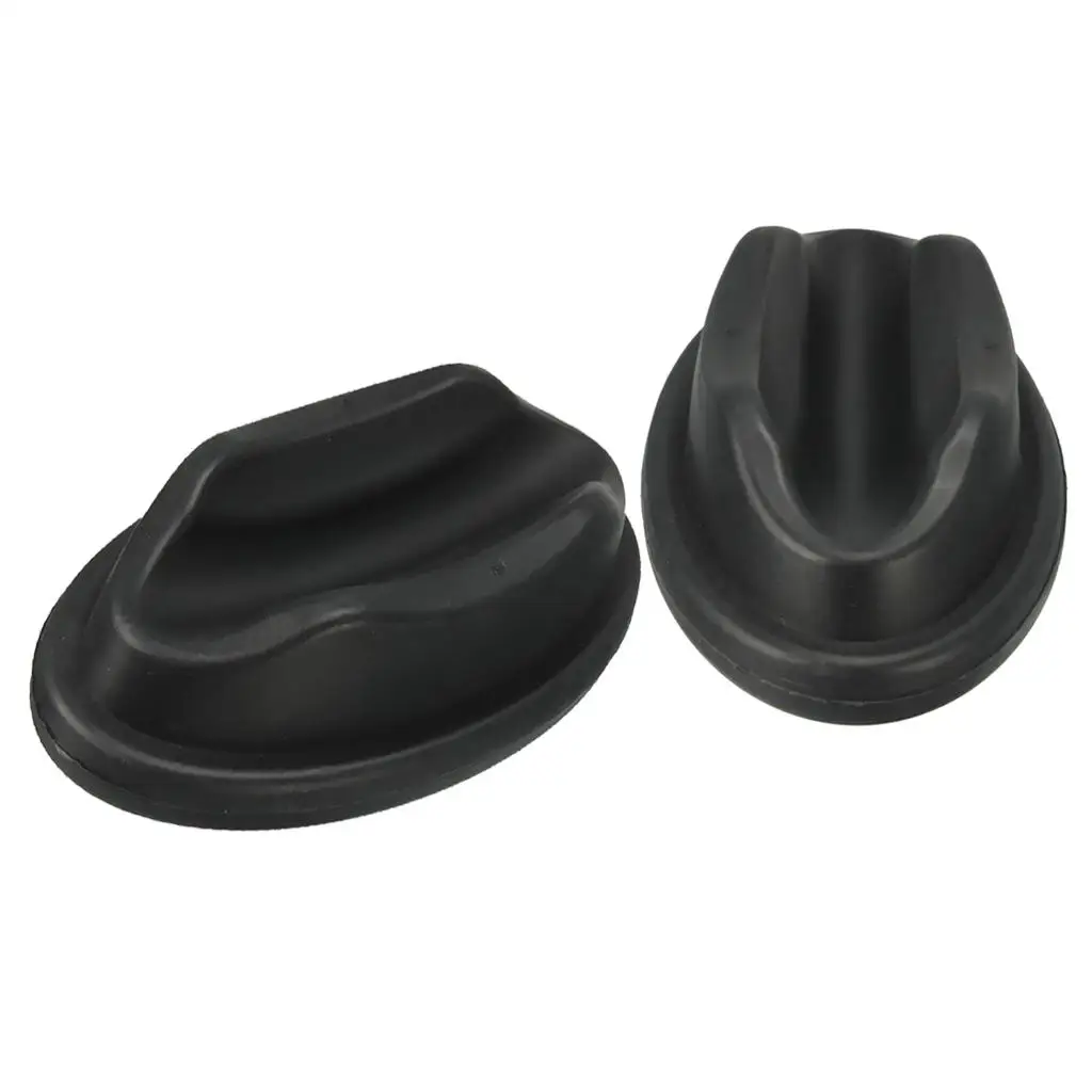 2Pcs Black Bike Wheel Block Non-slip Stabilize Front Turbo Stationary Stand Trainer Raiser