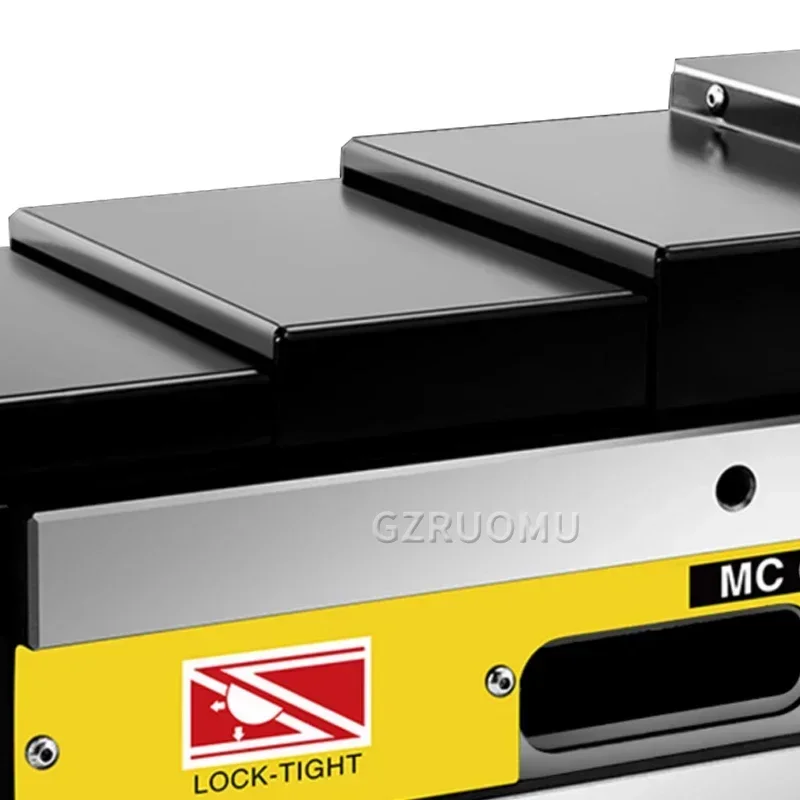 DYV 6 بوصة الدقة ضغط الزيت ملزمة 300 مللي متر مقاعد البدلاء نائب MC كماشة الفك المسطحة الهيدروليكية لمختلف مركز التصنيع باستخدام الحاسب الآلي #4