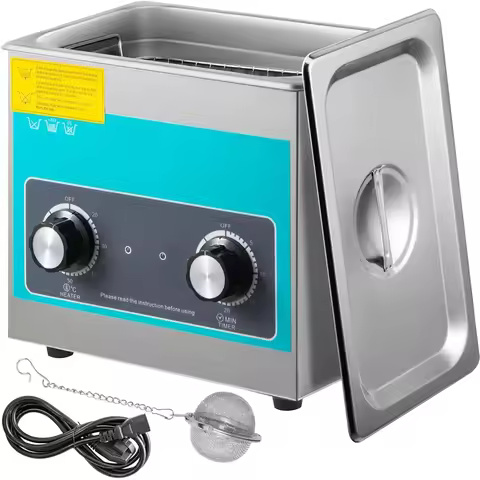 Knob Ultrasonic Cleaner 3L 40kHz Ultrasonic Cleaning Machine Knob Control Sonic Cleaner 304 Stainless Steel Ultrasonic