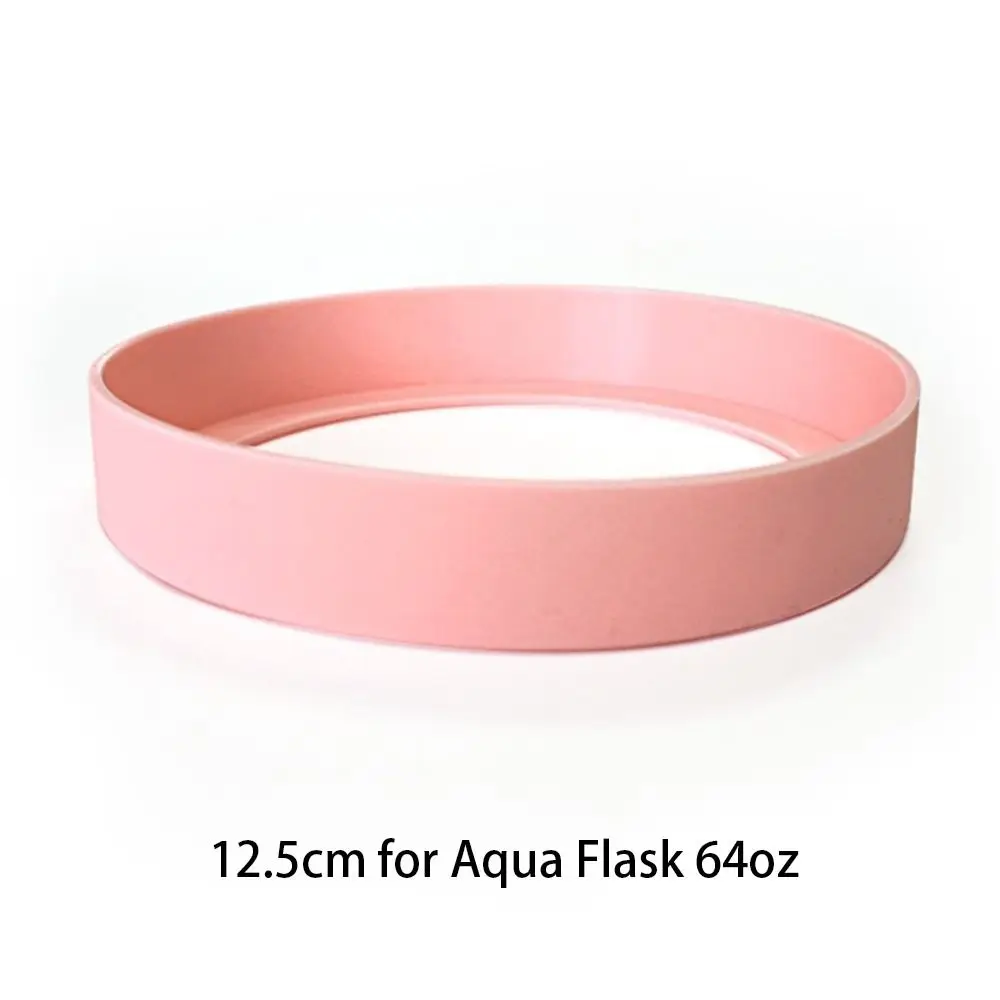 11.5/12/12.5cm Silicone Boot for Water Bottle Anti-slip Anti-fall Kettle Base Heat Insulation Multiple Sizes