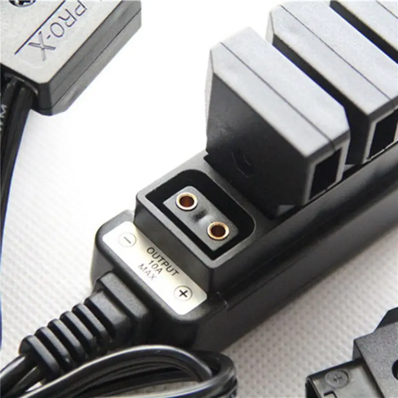 A31T 3X D-Tap Male to 4-Port P-Tap Female Camera Power Supply Distributor DTAP Fourway Splitter Cable