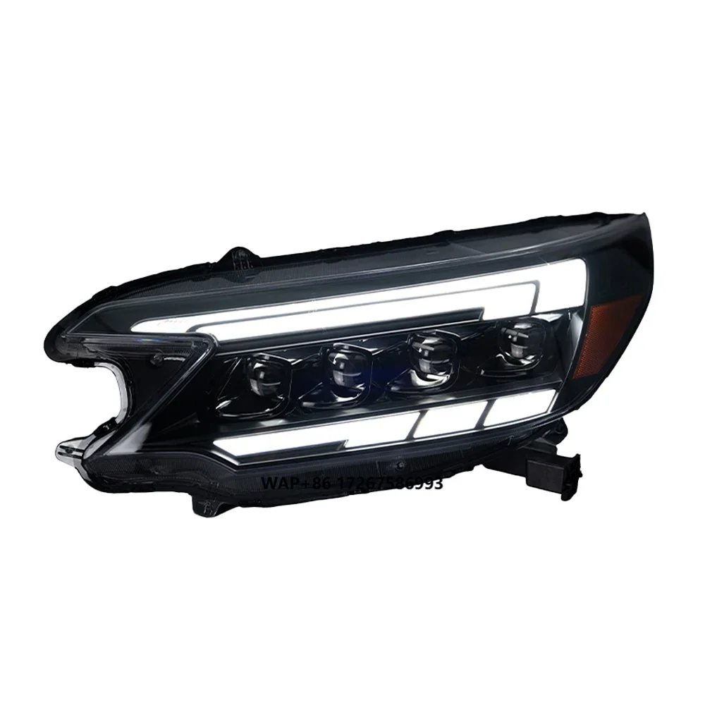 

For for CR-V 2012-2014 Auto LED Headlights 100W Four Projector Lens Assembly Plug Play Front Car Lamps Upgrade Accessories