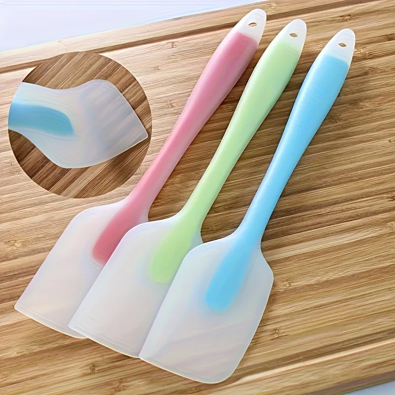 

Silicone scraper, jam spreader, heat-resistant cream scraper, stir baking tool, food grade kitchen utensils, suitable for all se