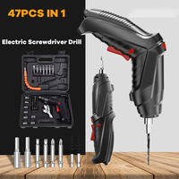 3.6V Screwdriver Kit Rechargeable Lithium Battery Cordless Electric Screwdriver Drill Kit Folding Home Power Tools