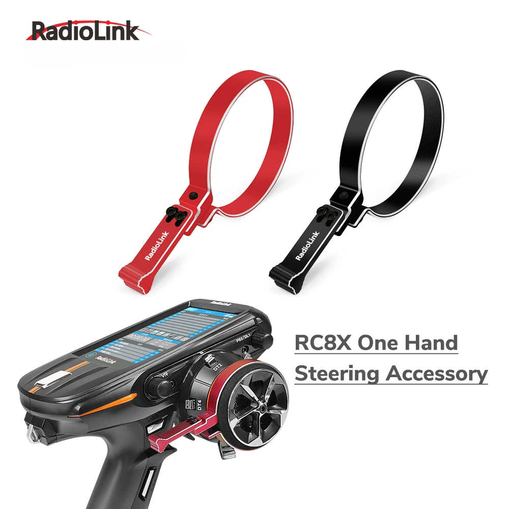 Radiolink RC8X RC Hand Handwheel Control Accessory Adjustable Steering Wheel Controller Device for RC8X RC4GS RC6GS V2 V3