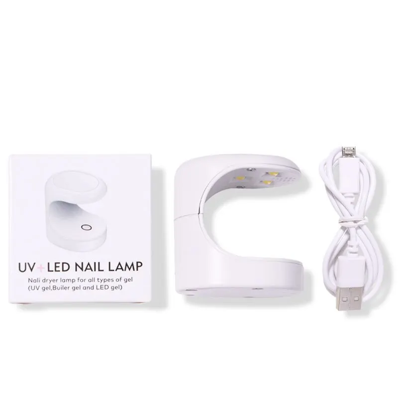 Mini Nail Dryer UV Lamp Manicure Machine Single Finger Nails Art Tool Gel Polish 16W Nail Dryer LED Lamp Manicure Tools With USB