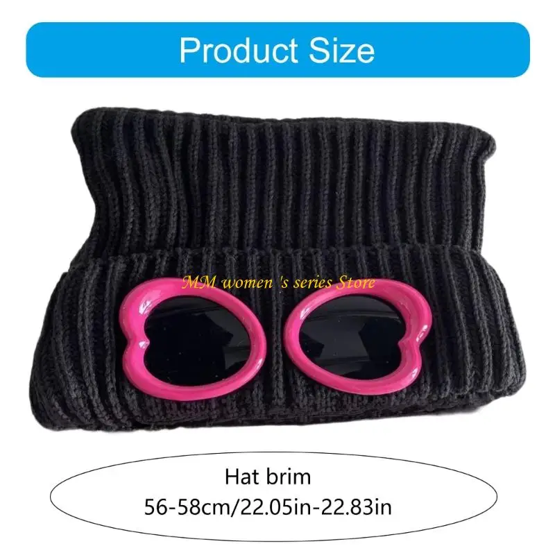 Q39C Sofisticati cappelli unisex Cappello invernale sfocato da esterno Cappello protettivo fatto a mano