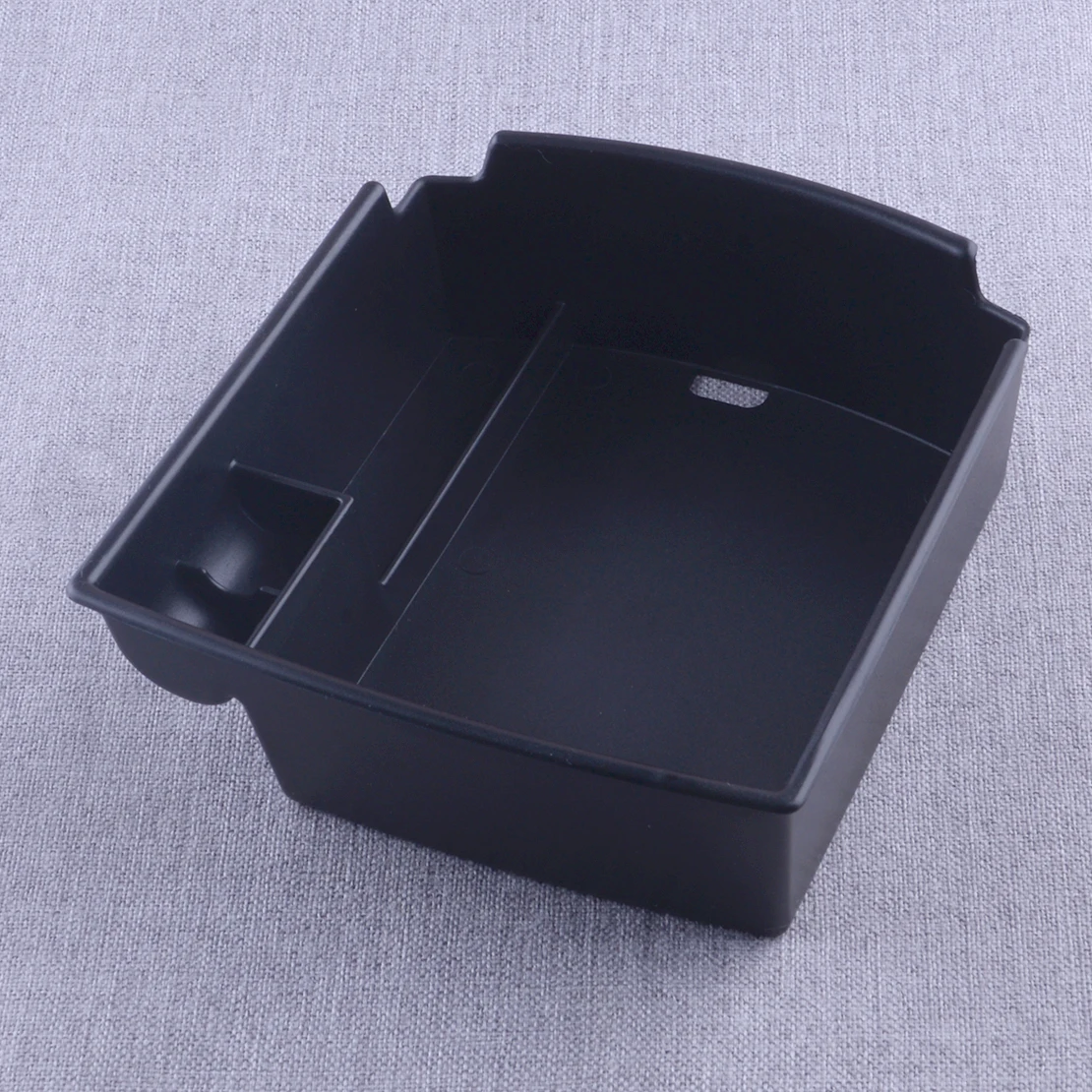 Car Center Console Armrest Storage Box Organizer Tray Black ABS Plastic Fit for Hyundai Kona Encino 2017 2018 2019 2020 2021