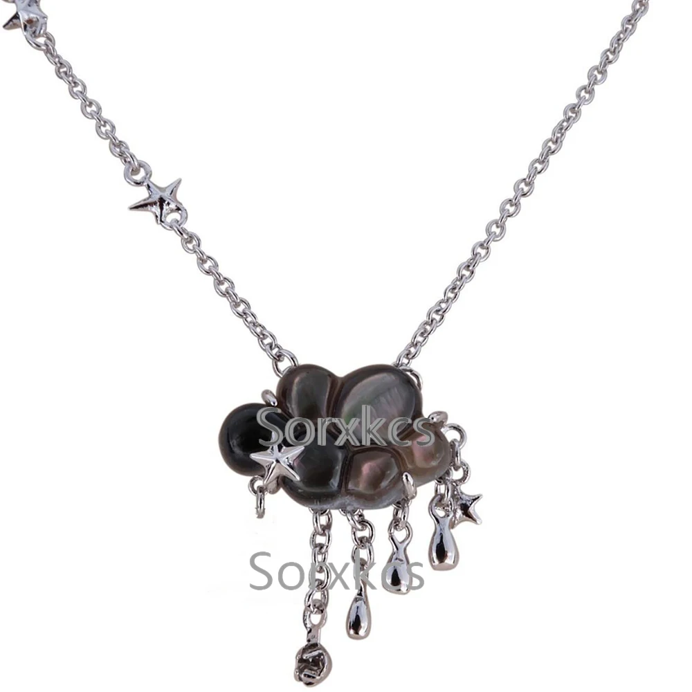 

2024 New Cute Sweet For Women's Necklace Cloud Shell Tassel Necklace Luxury Fashionable Collar Chain Jewelry